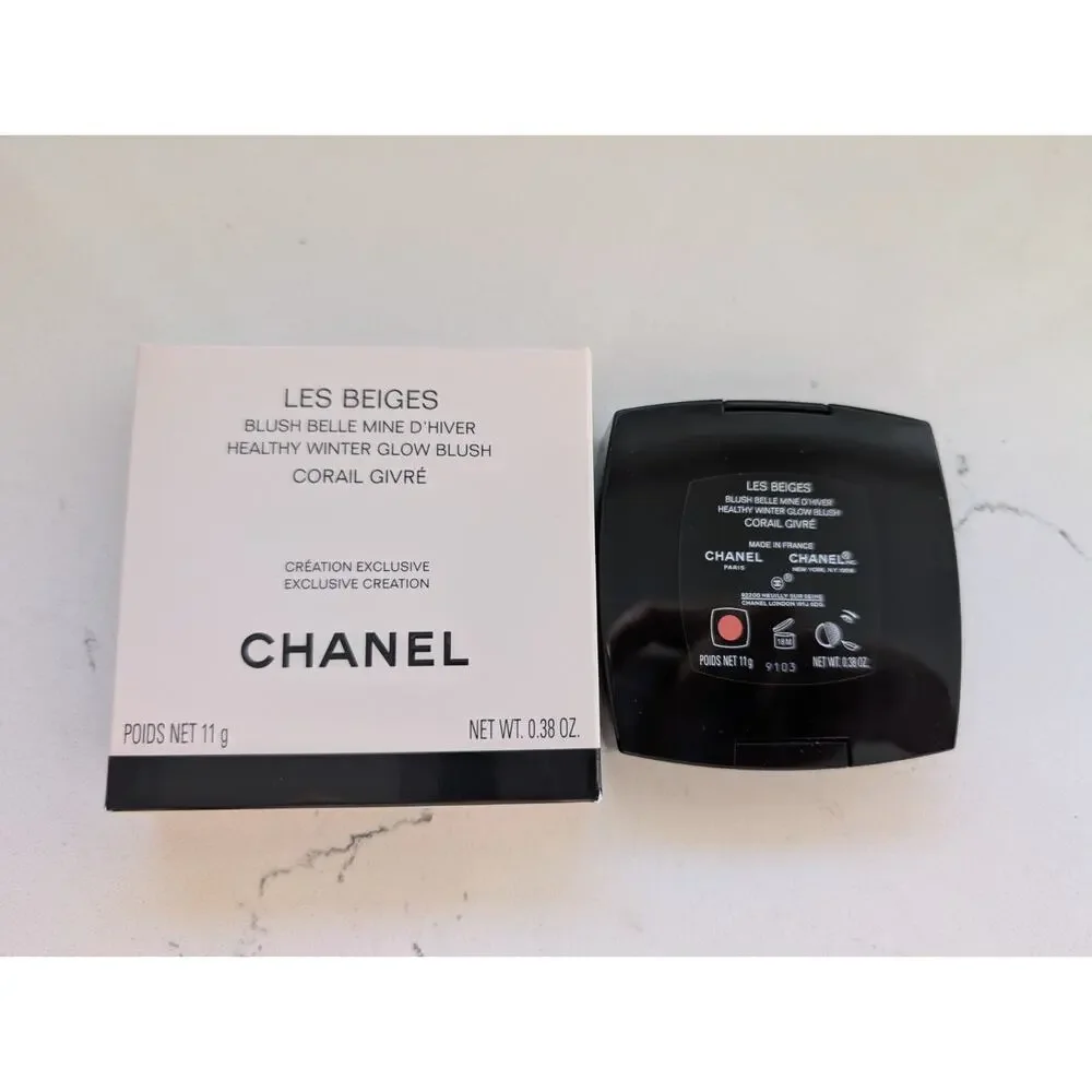 NIB Chanel Les Beiges Healthy Winter Glow Blush CORAIL GIVRÉ Limited 2024